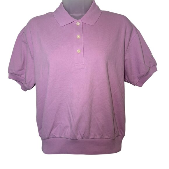 Everlane Organic Cotton Polo Shirt Lavender S Short Sleeve Stretch - Picture 4 of 7